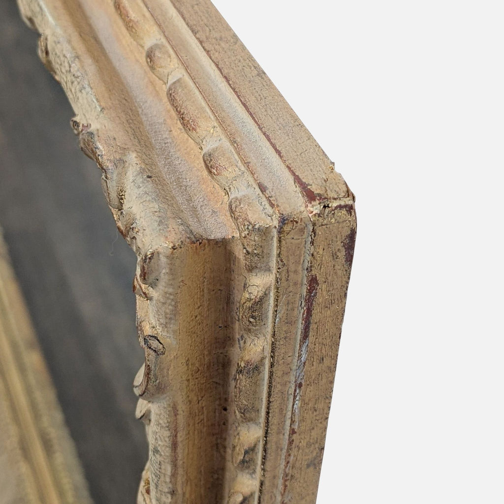 Carved Floral Wood Frame