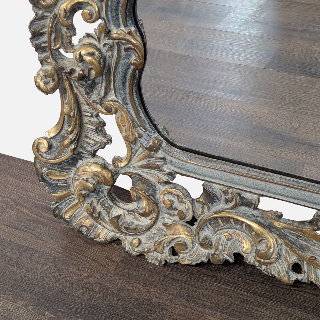 Heavily Carved Wall Mirror