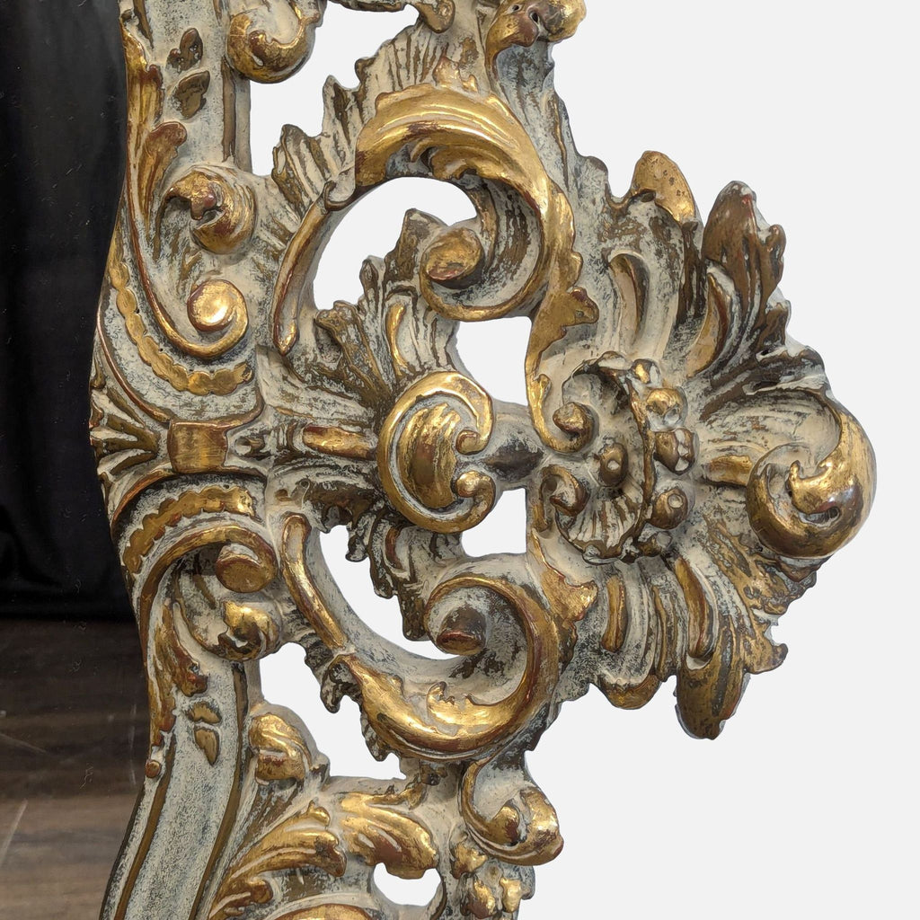 Heavily Carved Wall Mirror