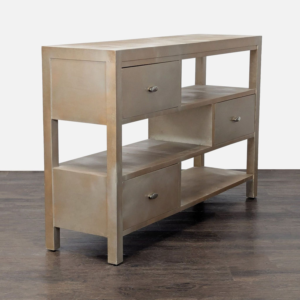 Three Drawer Media Console