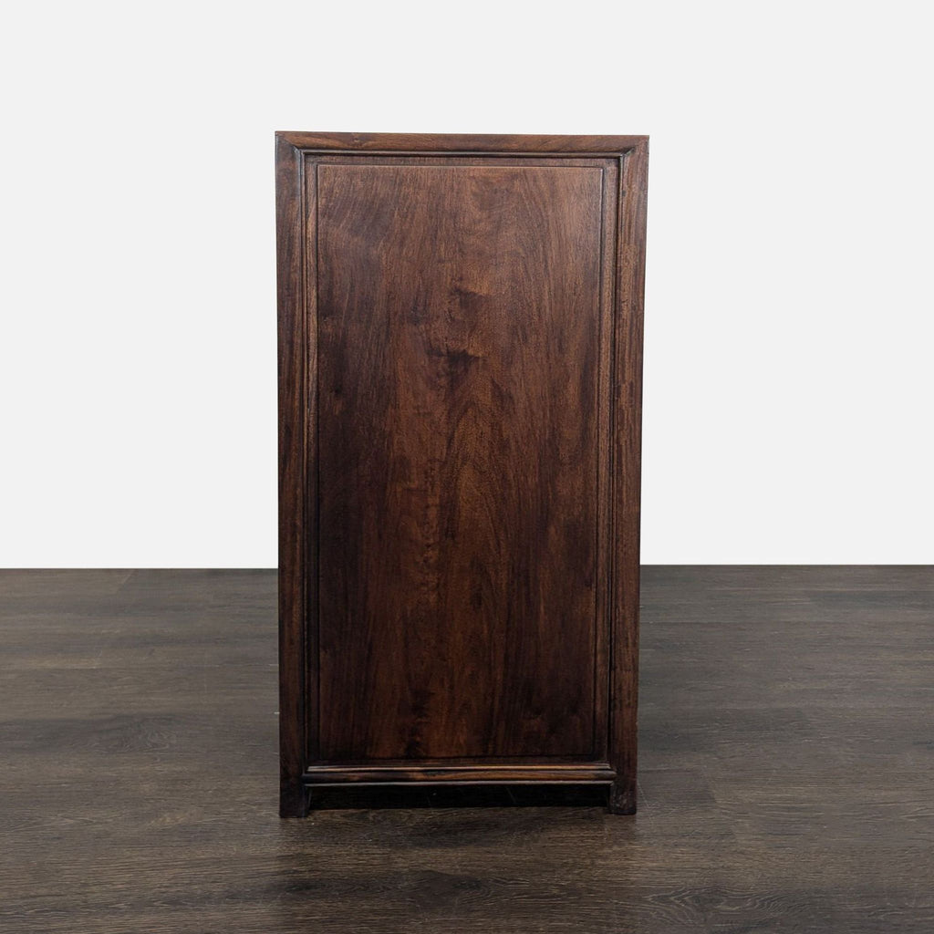 Classic Solid Wood 4-Drawer Dresser with Brass Handles