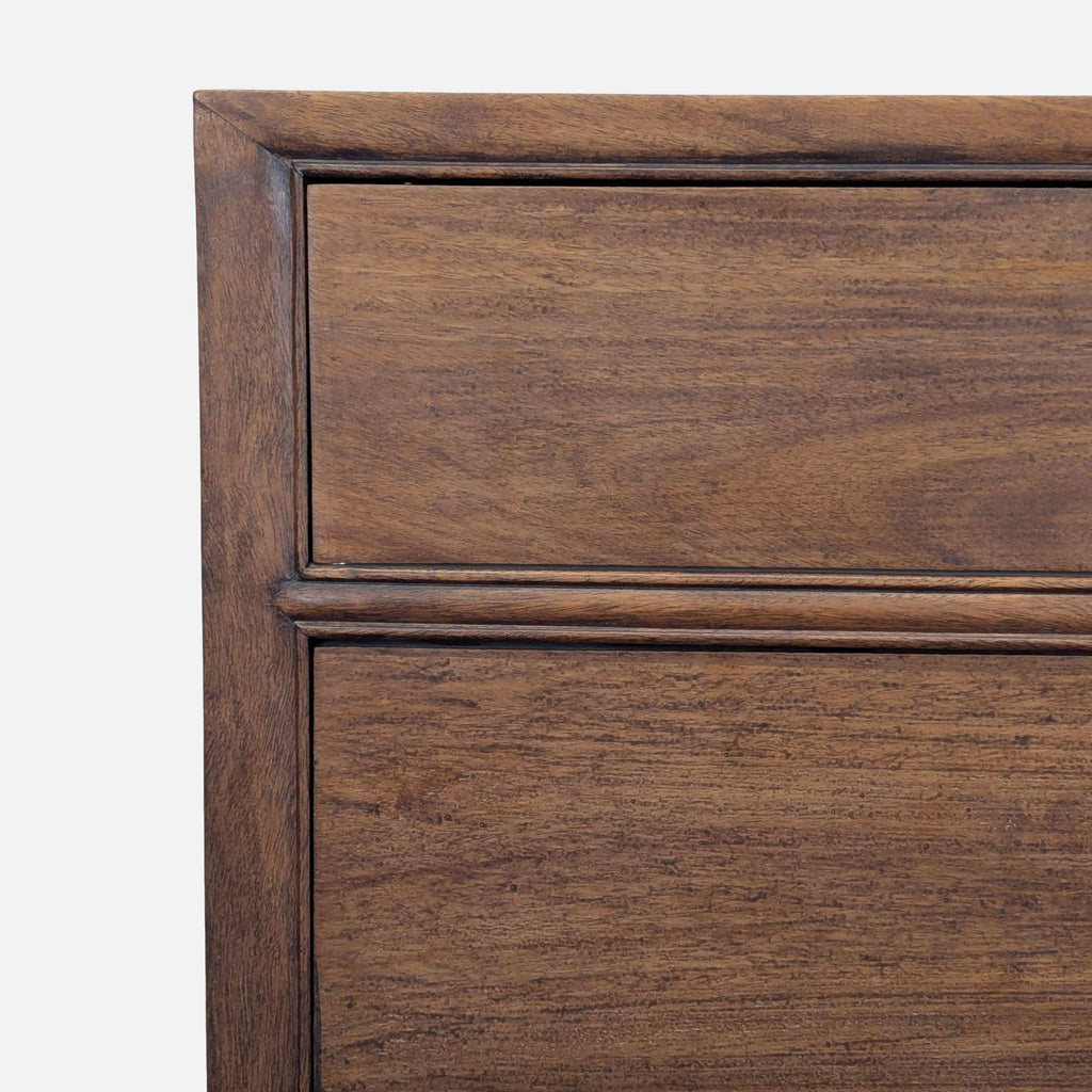 Classic Solid Wood 4-Drawer Dresser with Brass Handles