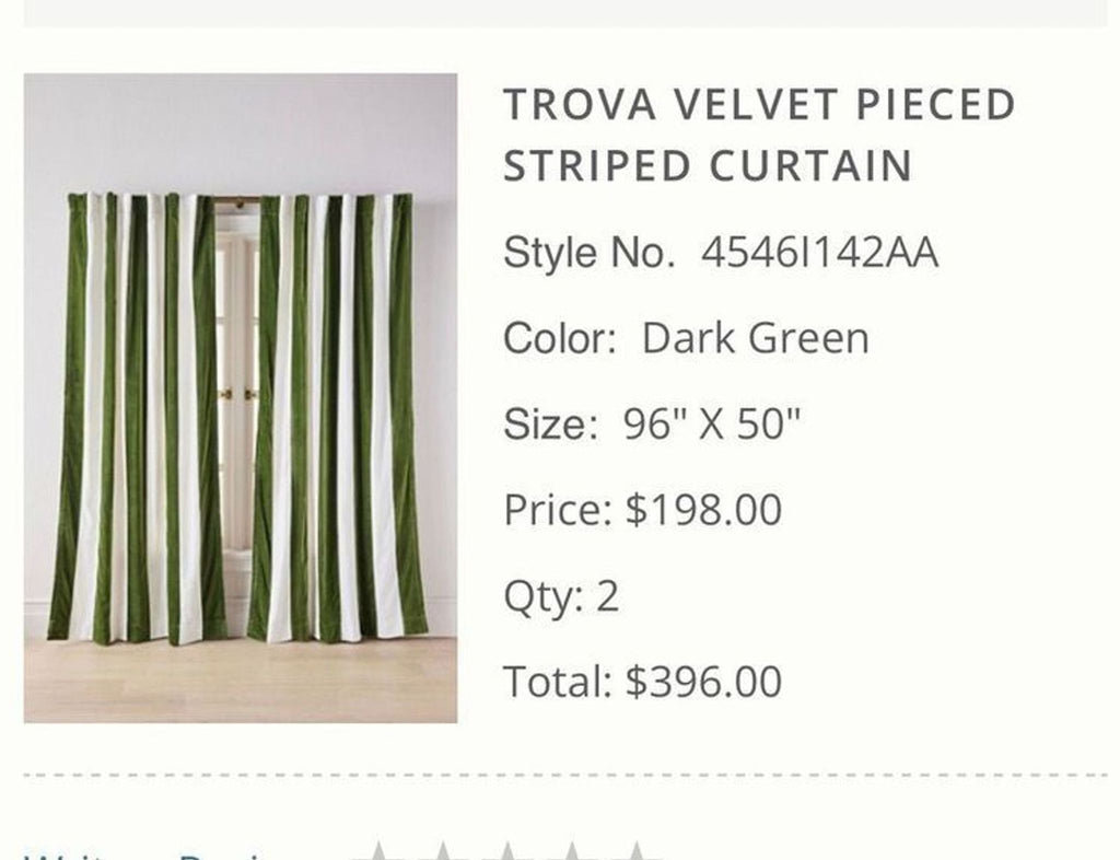 Anthropologie brand panels, set of two, sealed in plastic under the Other category.