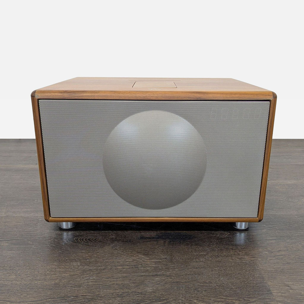 Compact Geneva Bluetooth speaker with modern design, ideal for high-quality portable audio anywhere.