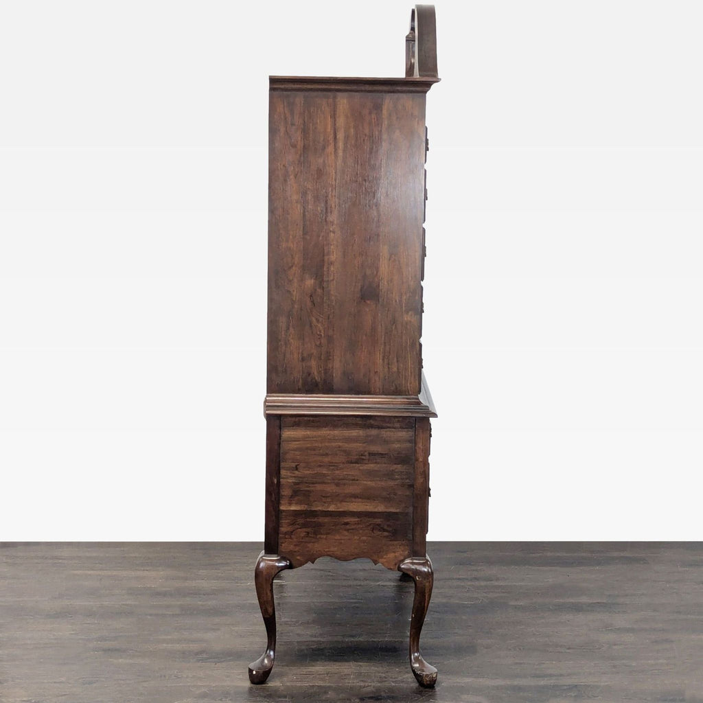 Pennsylvania House Solid Wood Highboy Dresser with Brass Hardware