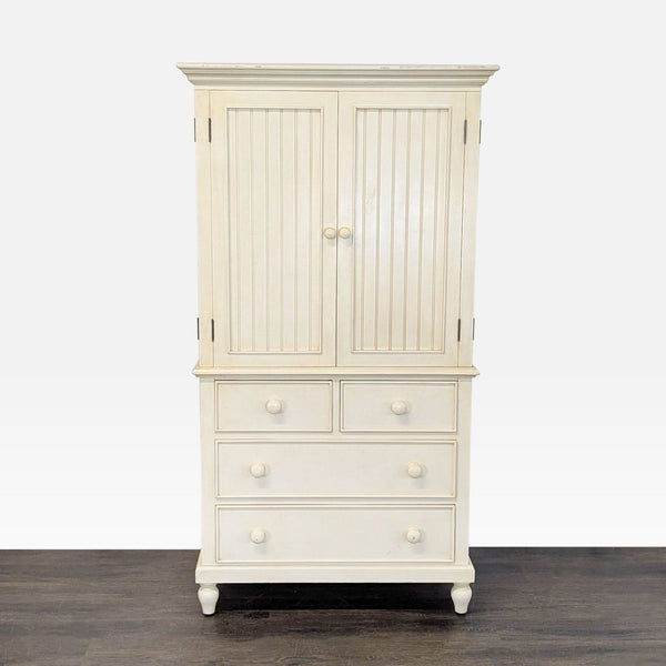 Beadboard Armoire/Media Cabinet