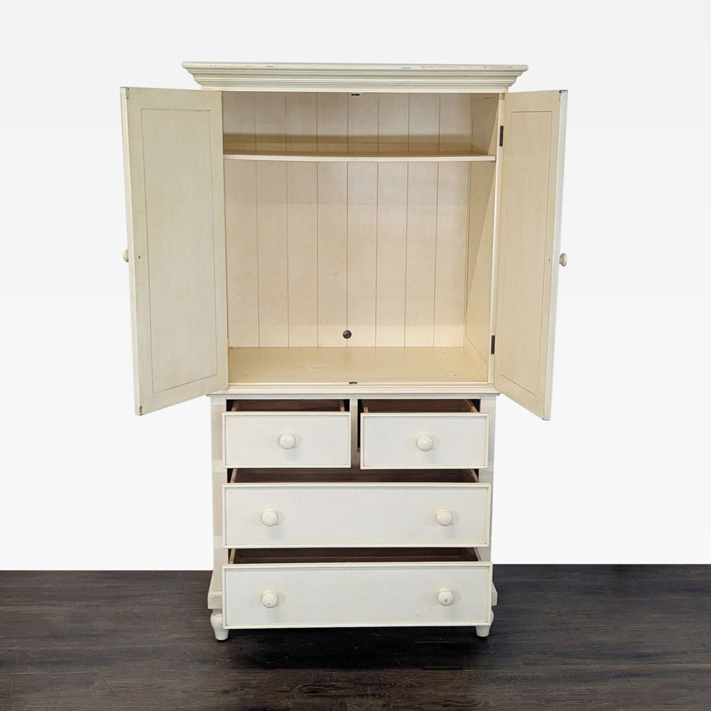 Beadboard Armoire/Media Cabinet