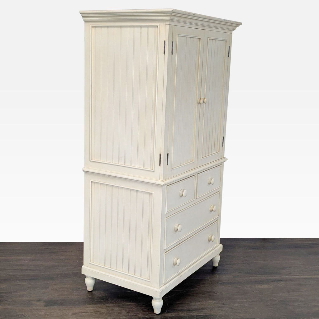 Beadboard Armoire/Media Cabinet