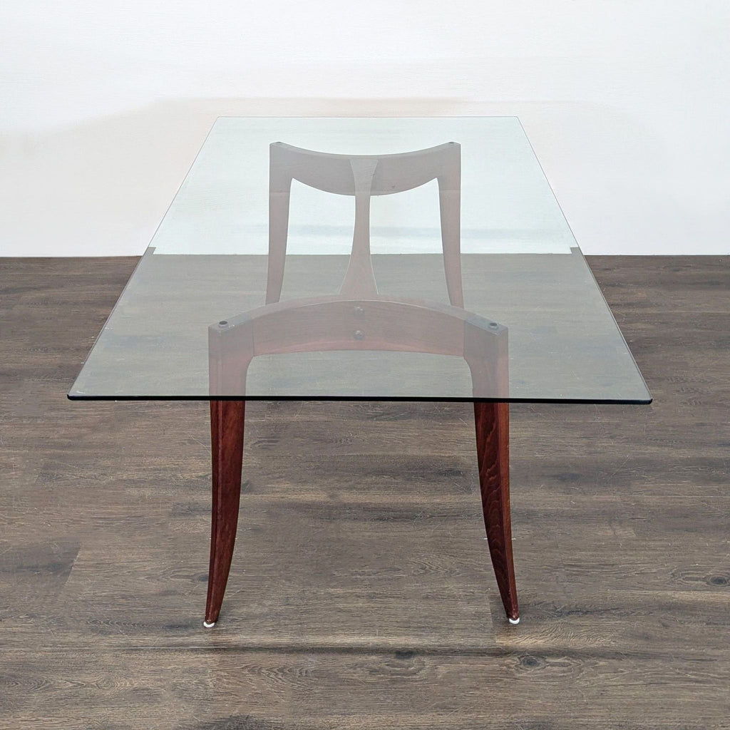Z Gallerie Glass Top Dining Table