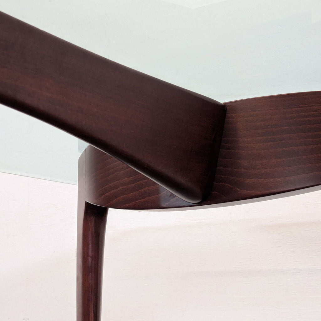 Z Gallerie Glass Top Dining Table