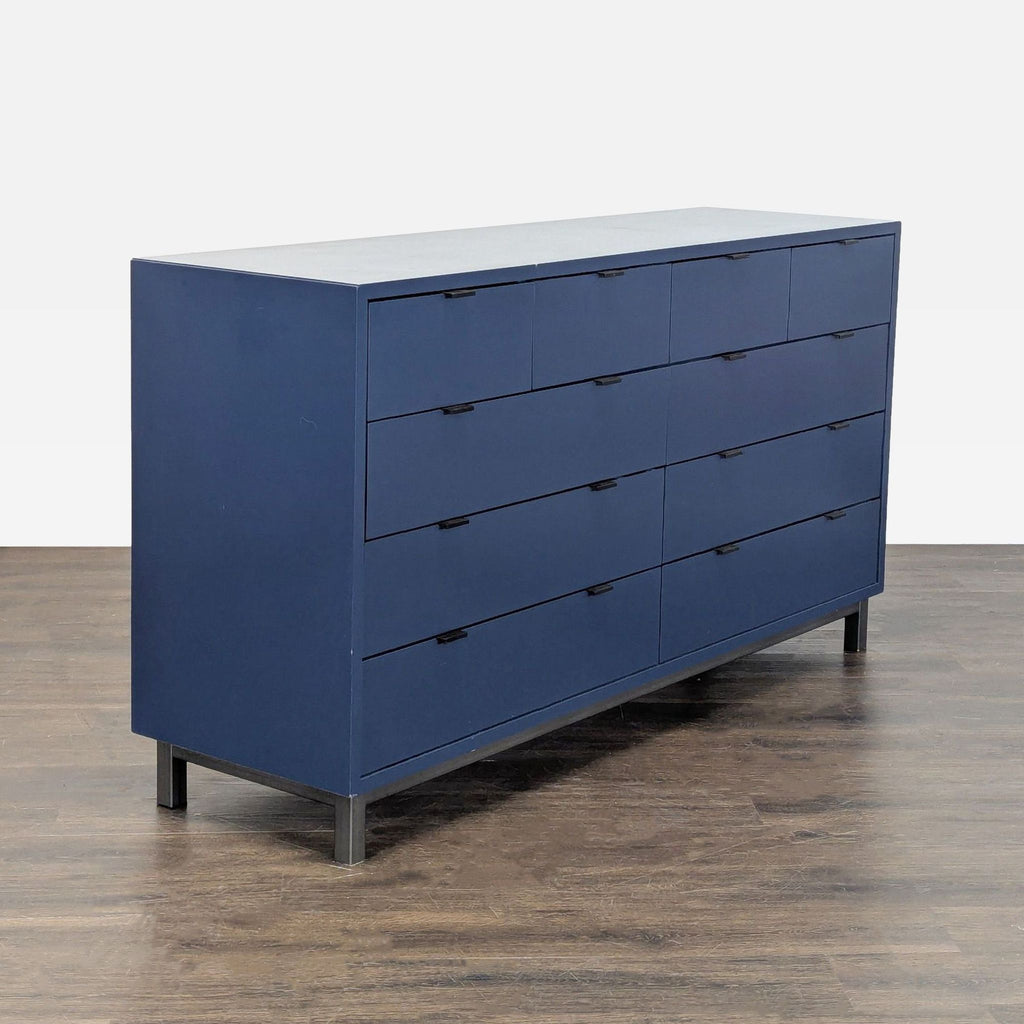 Room & Board Copenhagen Modern Navy 10-Drawer Dresser
