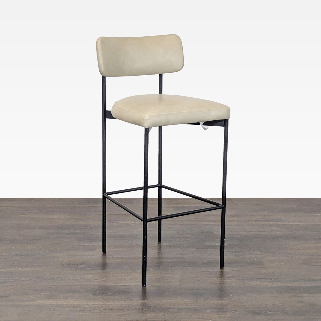 Pottery Barn Maison Leather Bar Stool