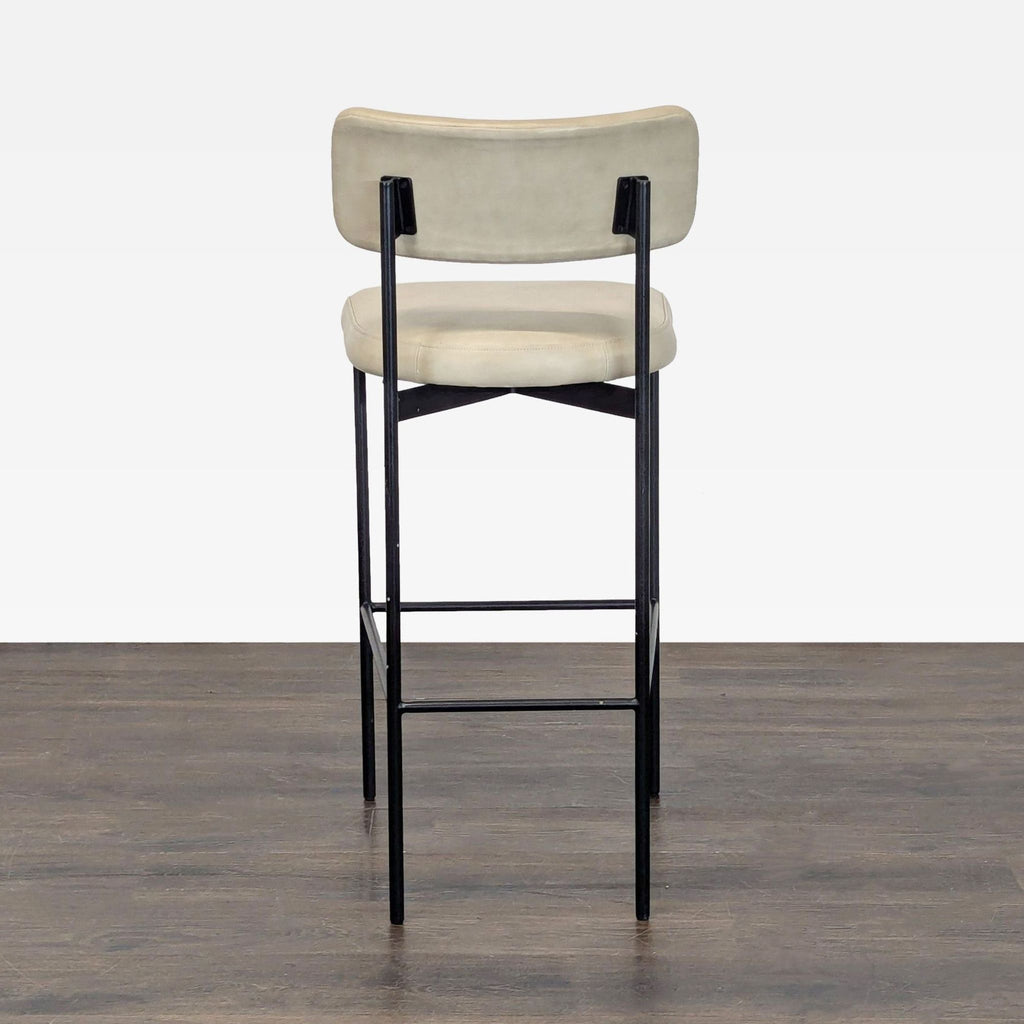 Pottery Barn Maison Leather Bar Stool