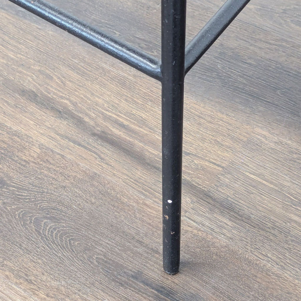 Pottery Barn Maison Leather Bar Stool