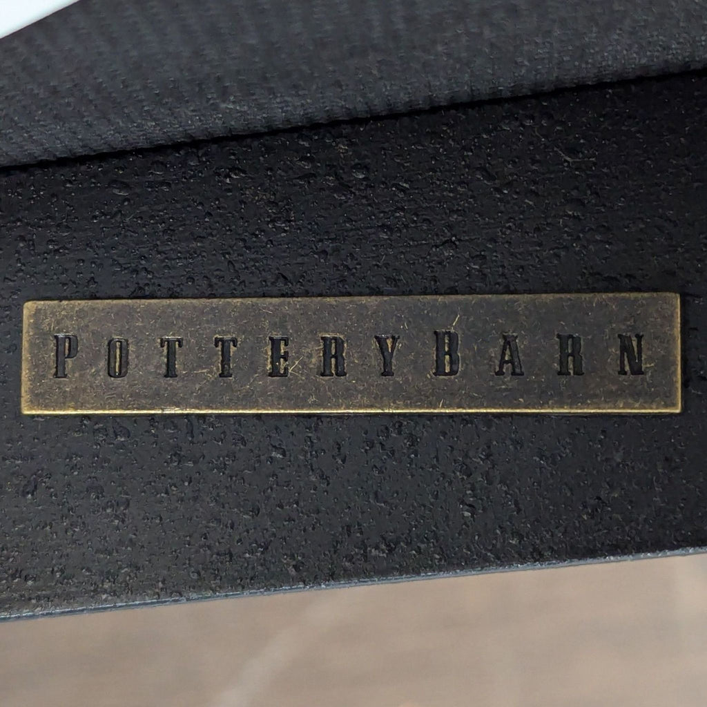 Pottery Barn Maison Leather Bar Stool