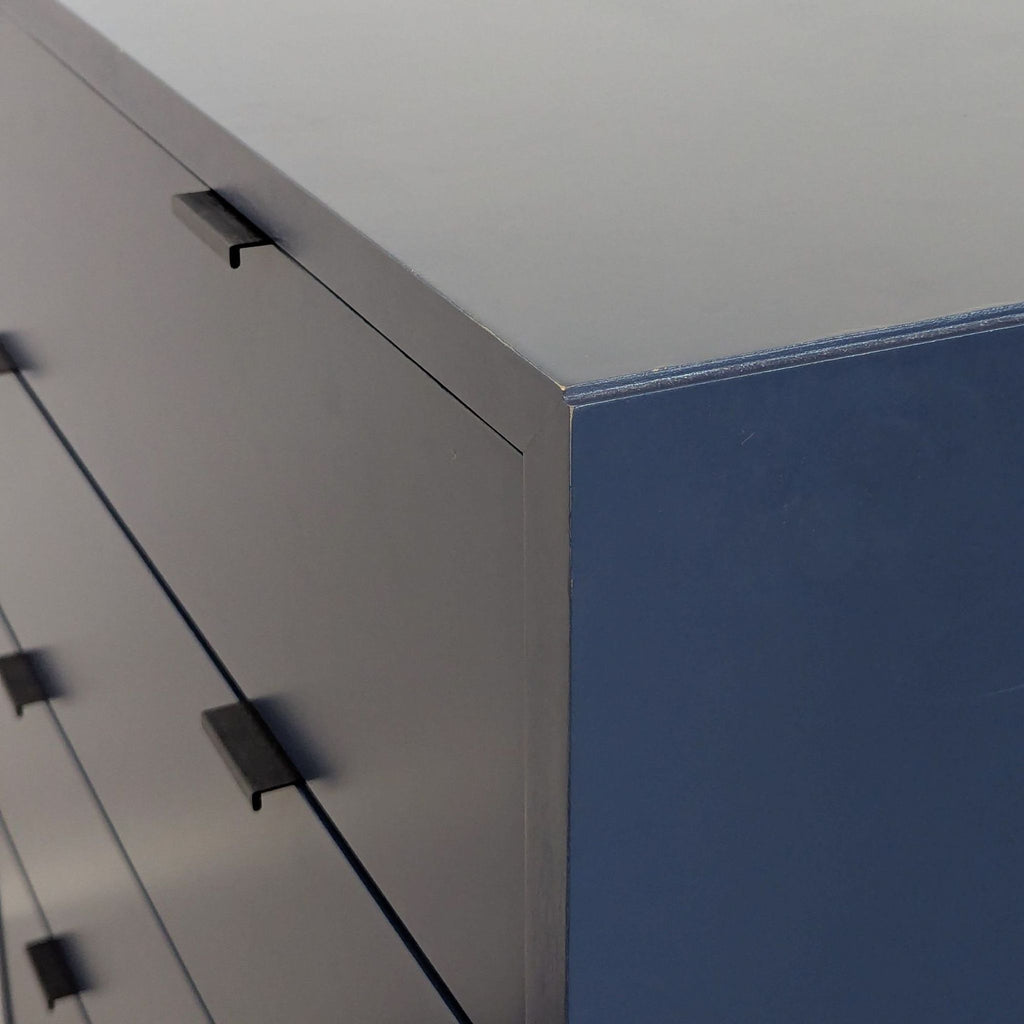 Room & Board Copenhagen Modern Blue 5-Drawer Dresser