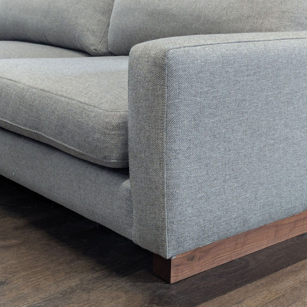 Room & Board Pierson Modern Gray Loveseat – Comfortable and Stylish Seating