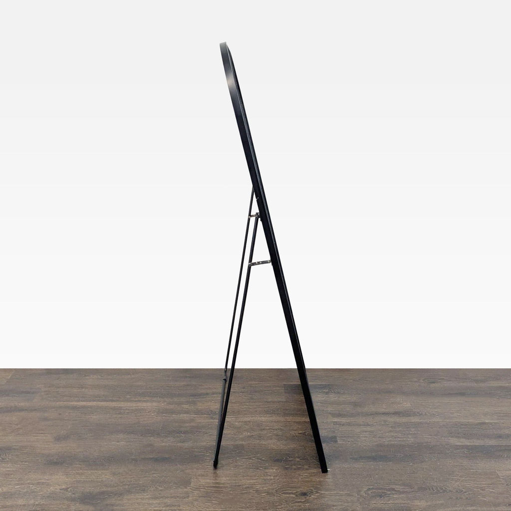 Arched Standing Mirror with Metal Frame