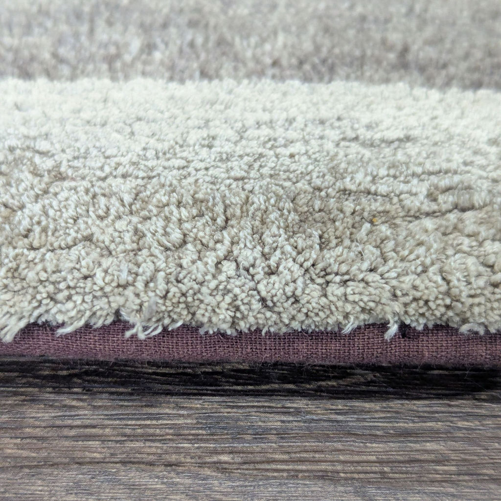 Erbil Tezcan Modern Shades of Silver Wool and Silk Area Rug