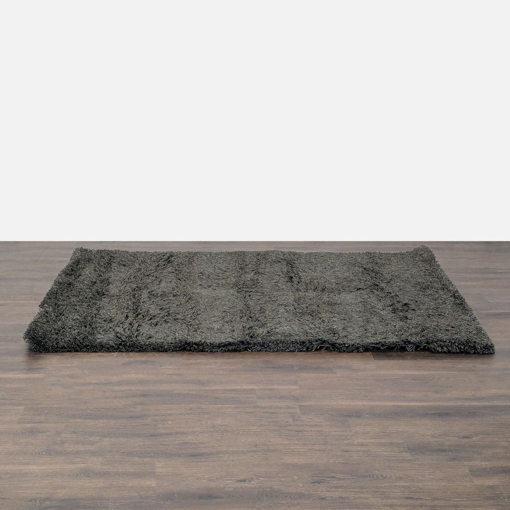 Soft Dark Gray Shaggy Area Rug – 5x8 Cozy and Modern Floor Carpet