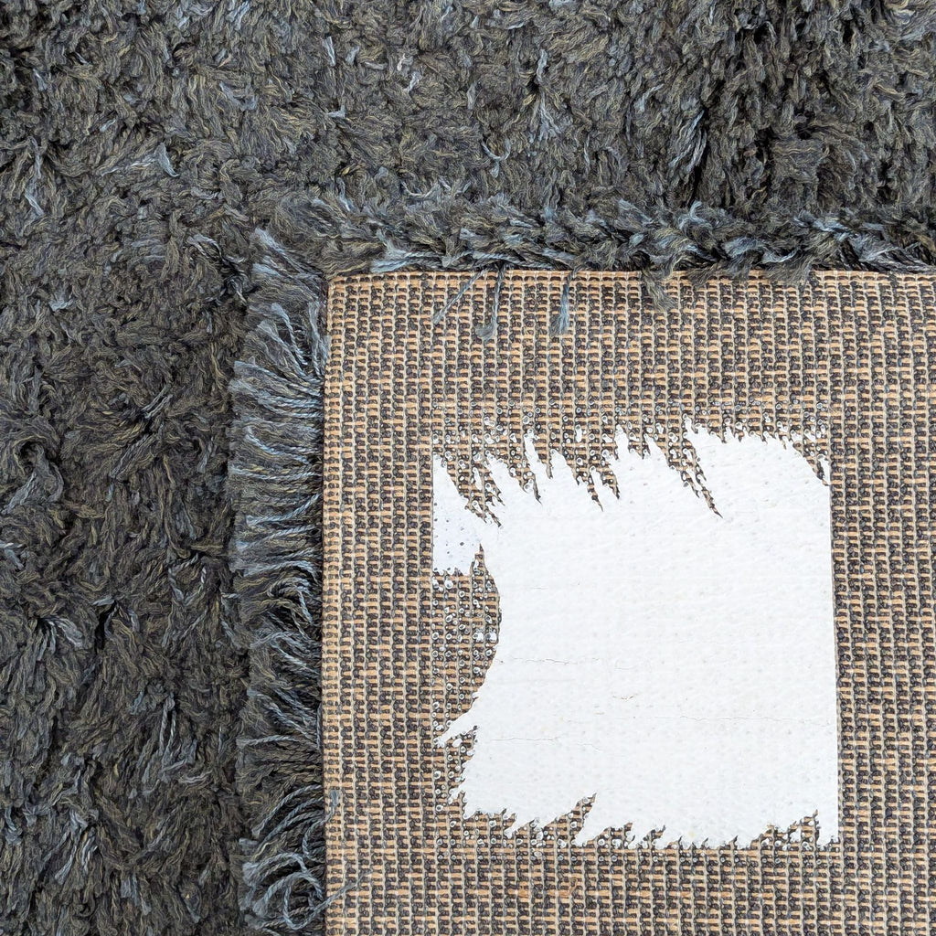 Soft Dark Gray Shaggy Area Rug – 5x8 Cozy and Modern Floor Carpet