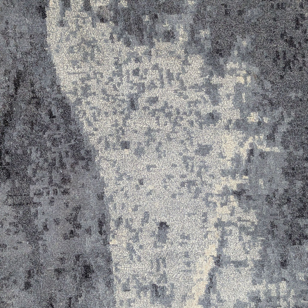 The Rug Company Lola 9x12 Modern Abstract Blue and Grey Area Rug
