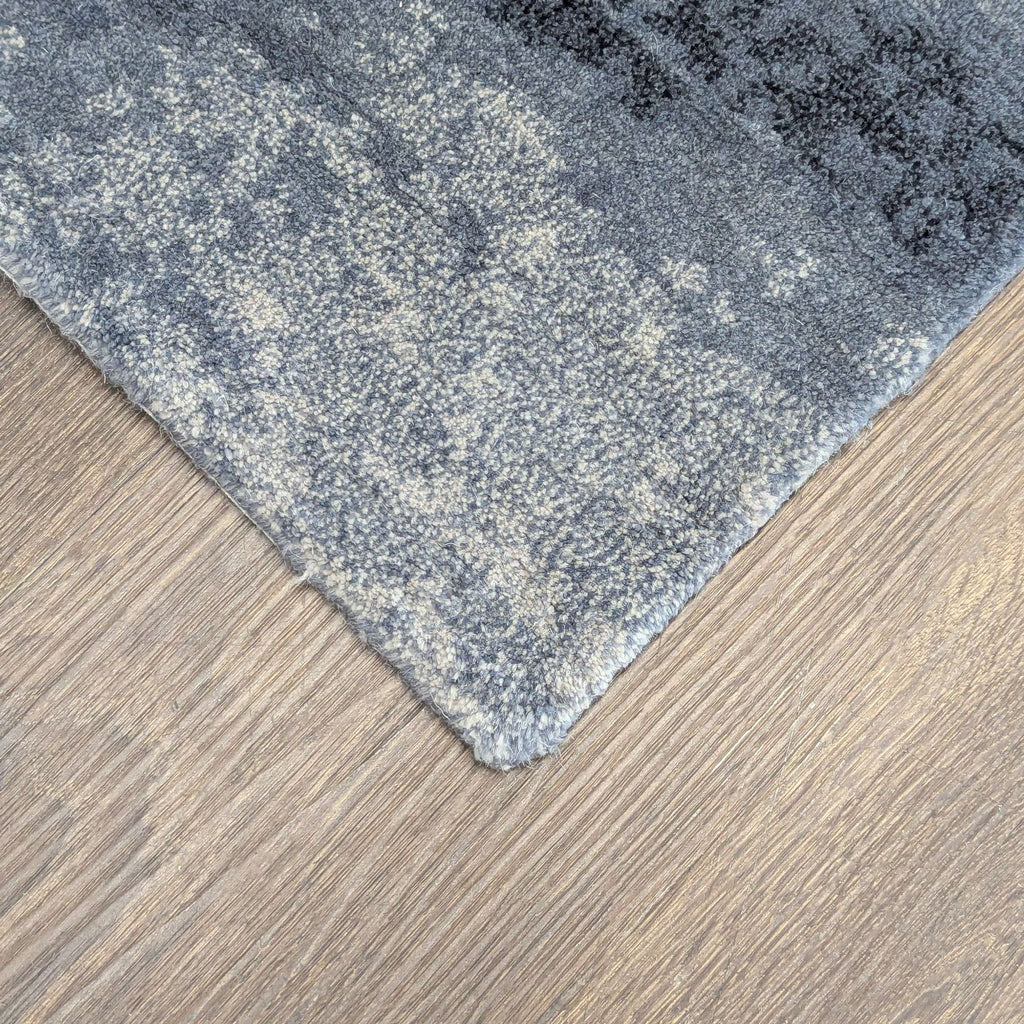 The Rug Company Lola 9x12 Modern Abstract Blue and Grey Area Rug