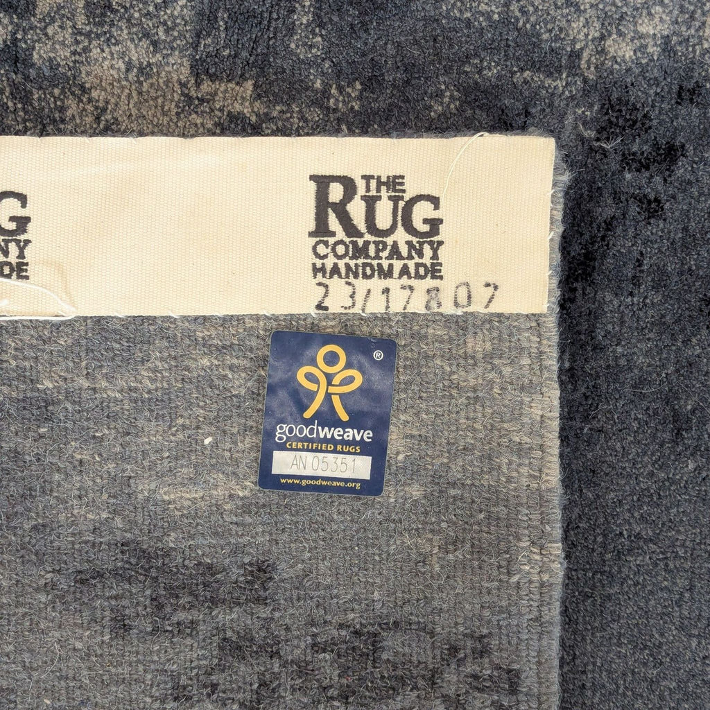 The Rug Company Lola 9x12 Modern Abstract Blue and Grey Area Rug