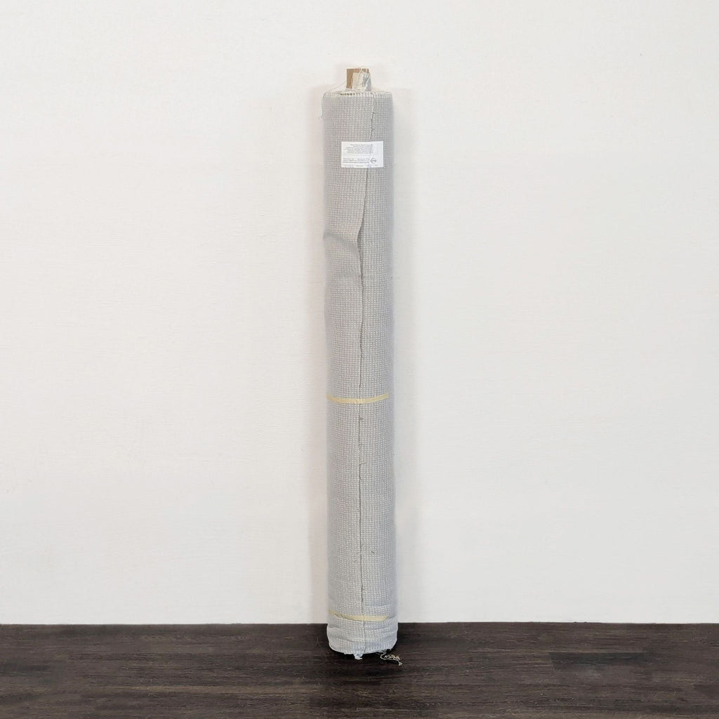 Rolled Beige Textured Upholstery Fabric