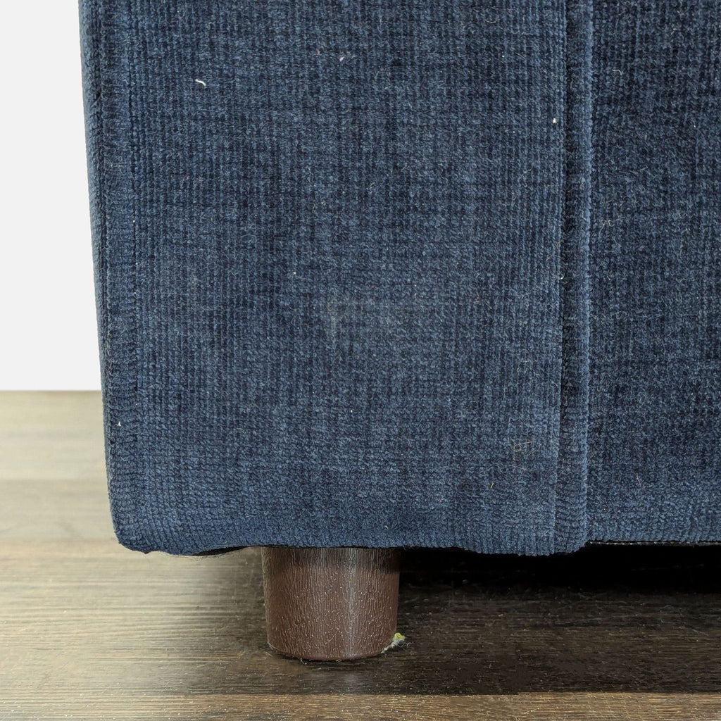 Modern Navy Blue Sleeper Sofa with Pull-Out Bed