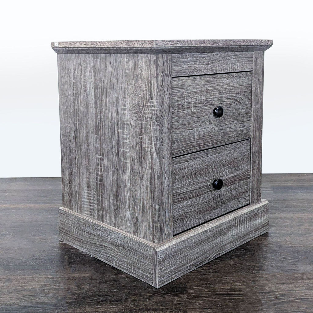 3. Modus Furniture end table with minimalist silhouette, perfect for small spaces and modern décor styles.