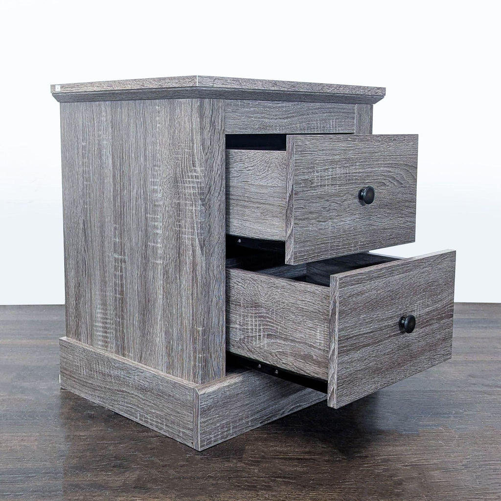 2. Contemporary end table by Modus Furniture, ideal for adding style and function to living rooms or bedrooms.