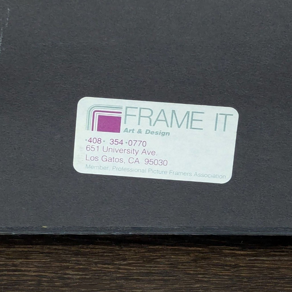 Daniel Kime Framed Abstract Mixed Media Artwork
