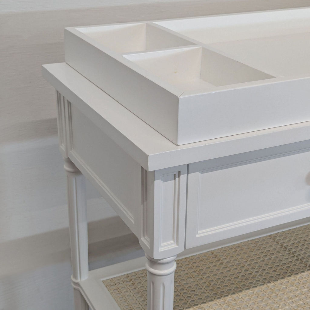 Serena & Lily Harbour Cane Changing Table