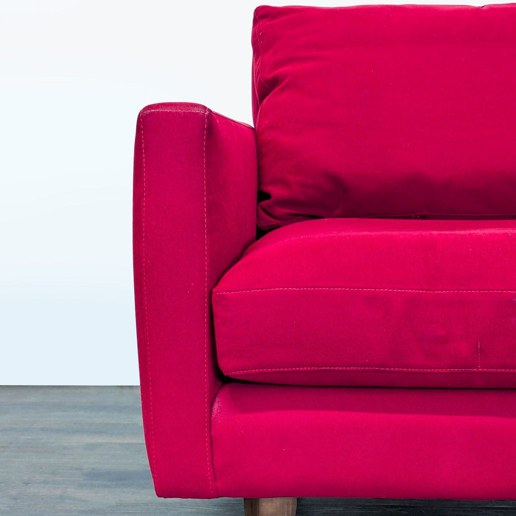 Room & Board Jasper Modern Red Lounge Chair with