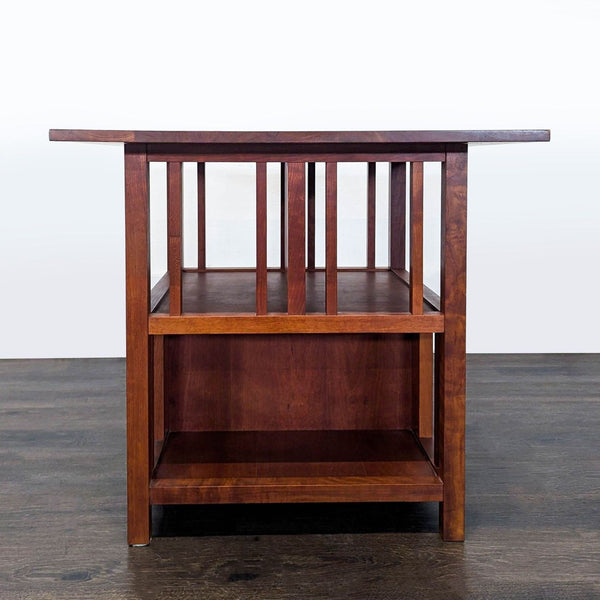 Mission Style End Table with Two Shelves