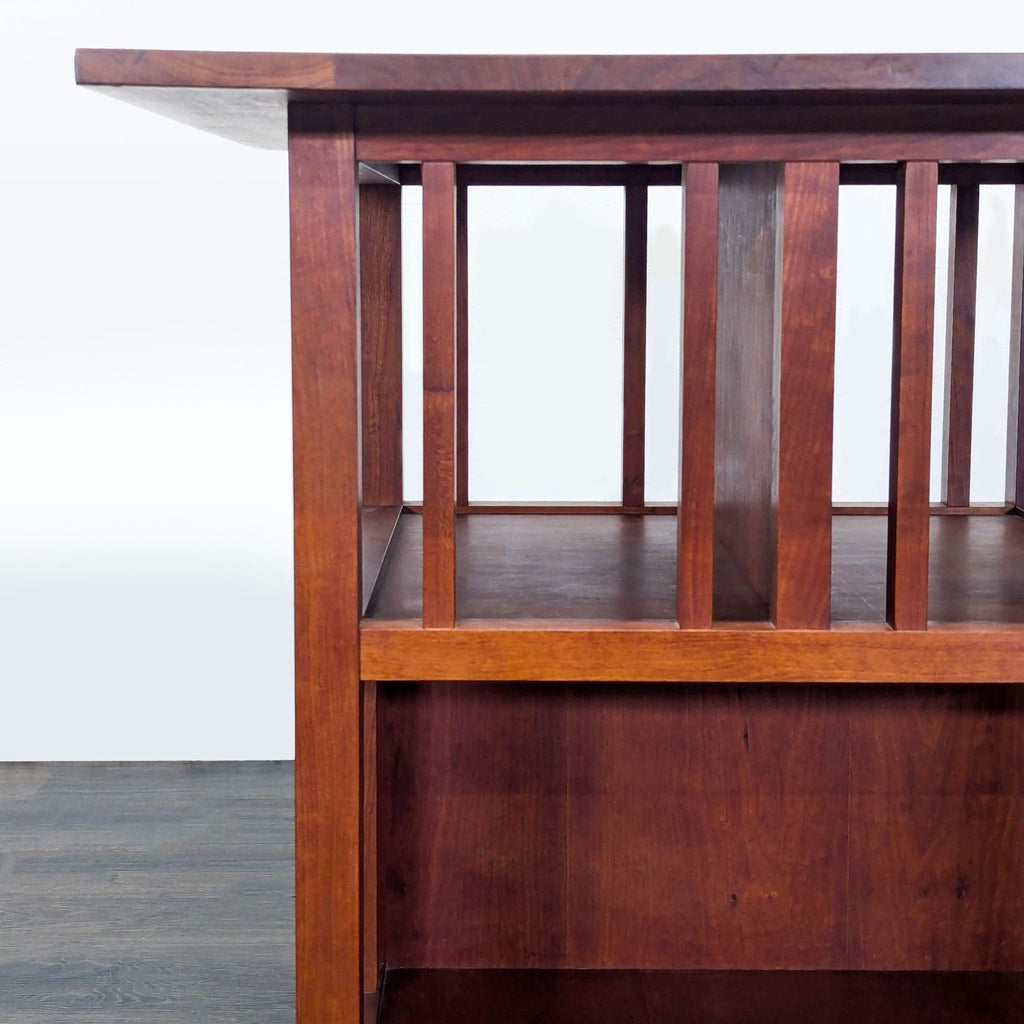 Mission Style End Table with Two Shelves