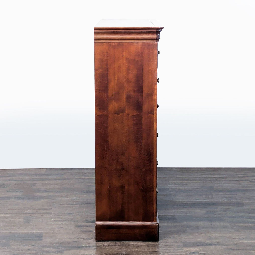 Stanley Furniture Squire 14-Drawer Solid Wood Dresser in Rich Cherry Finish
