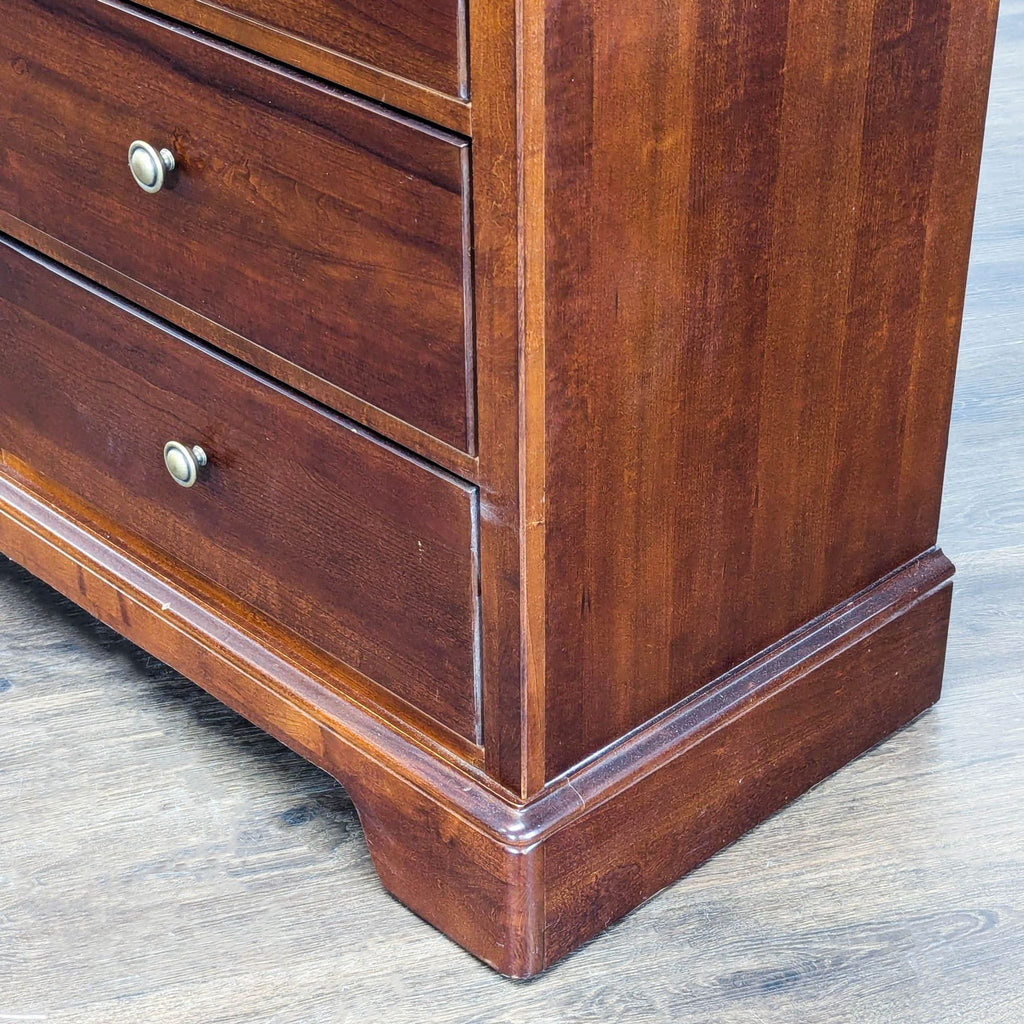 Stanley Furniture Squire 14-Drawer Solid Wood Dresser in Rich Cherry Finish