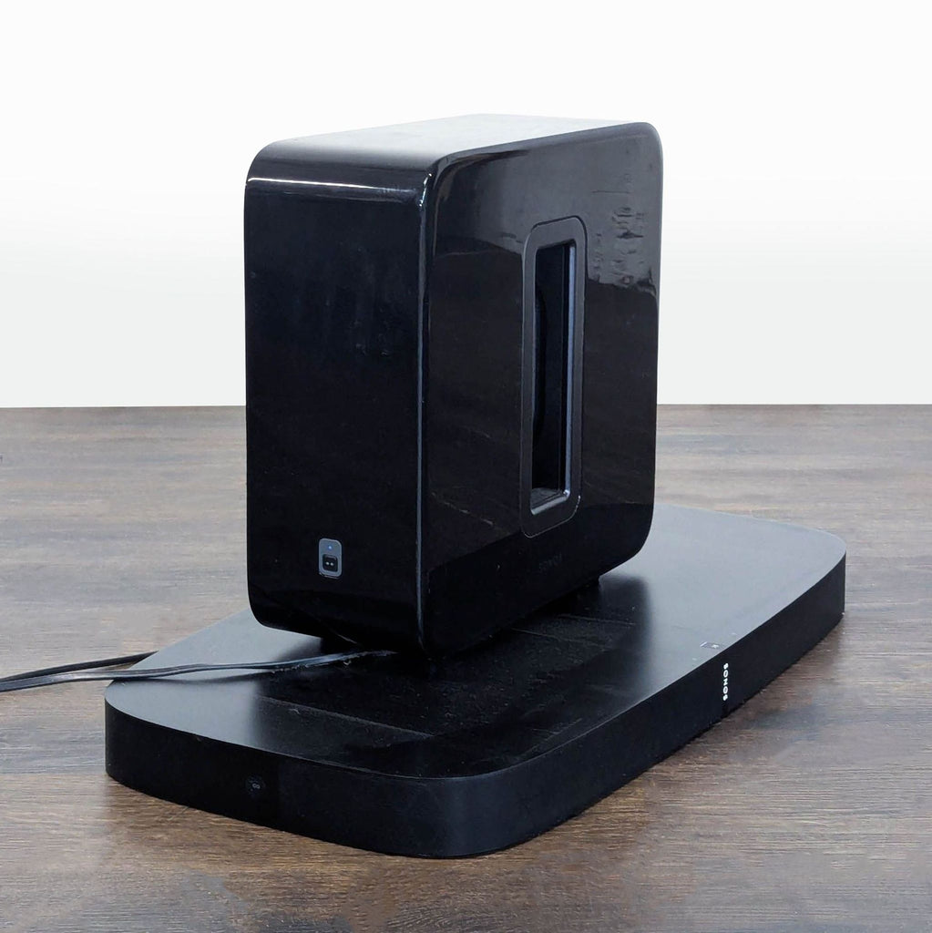 Sonos Playbase and Subwoofer offer clear sound and easy setup for music, movies, and TV.