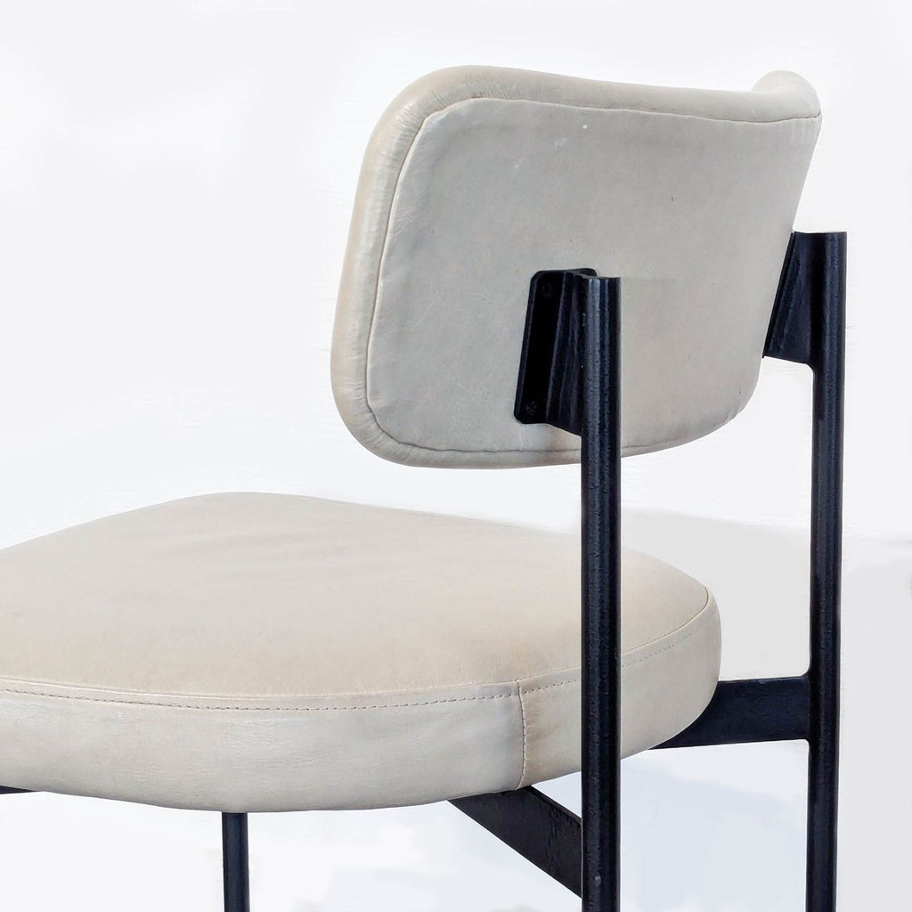 Pottery Barn Maison Leather Bar Stool