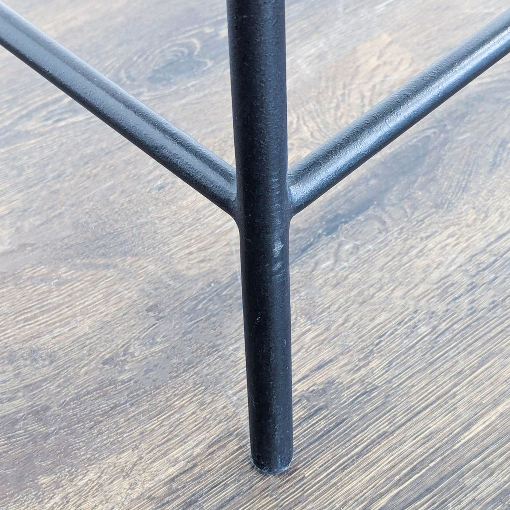 Pottery Barn Maison Leather Bar Stool