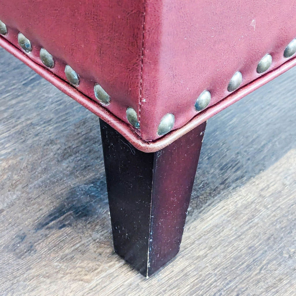Office Star Faux Leather Storage Bench