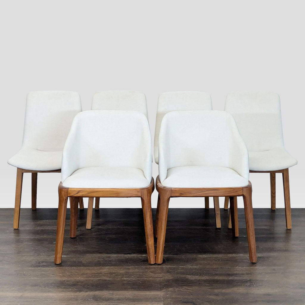 Set of Six Rove Concepts Aubrey Dining Chairs