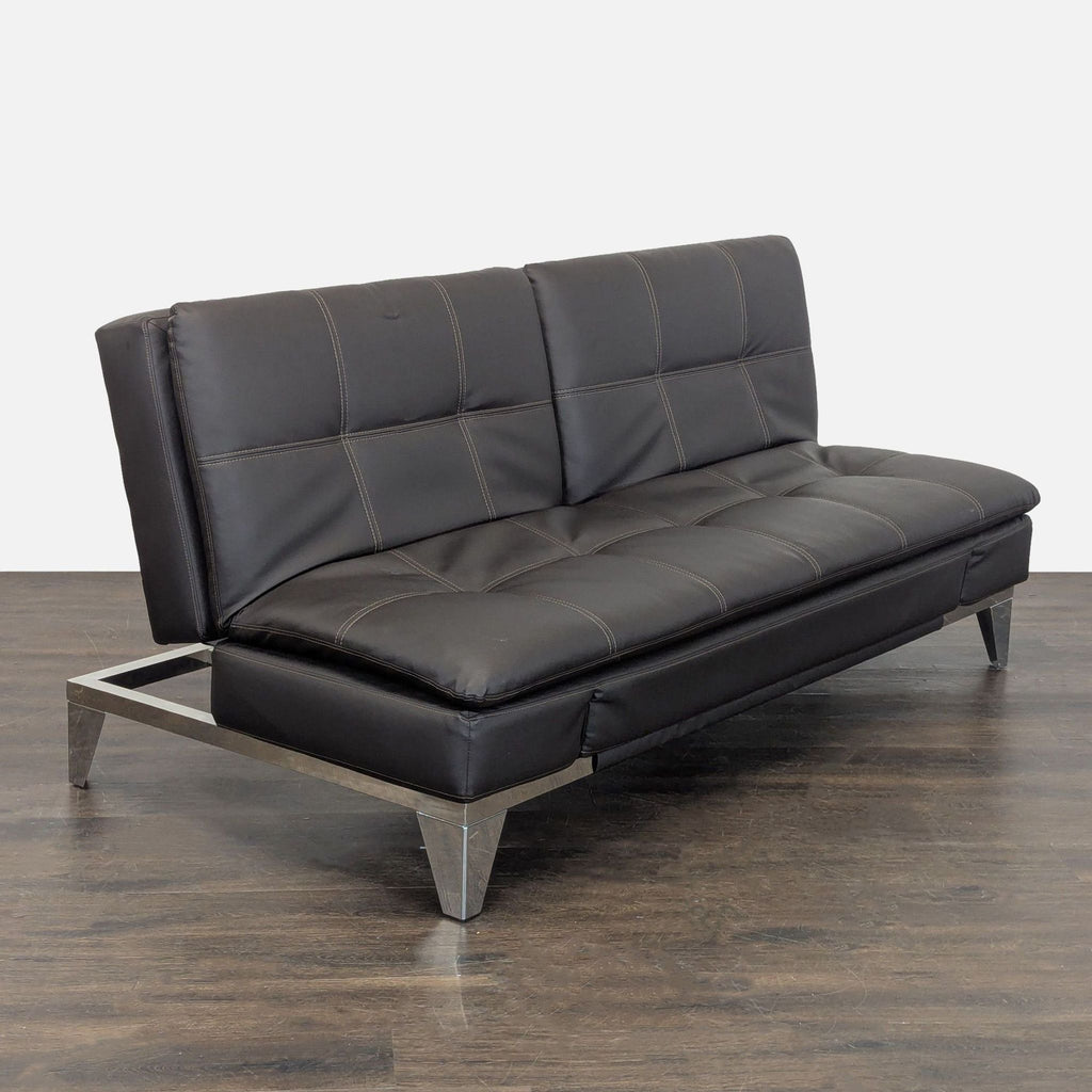1. Modern Relax-A-Lounger 3-seat sofa with plush cushions in a living room.