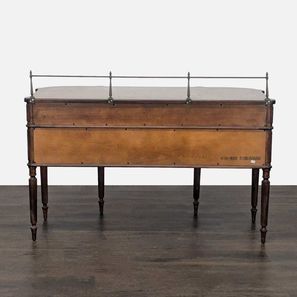 Sideboard with Decorative Veneers and Metal Embellishments
