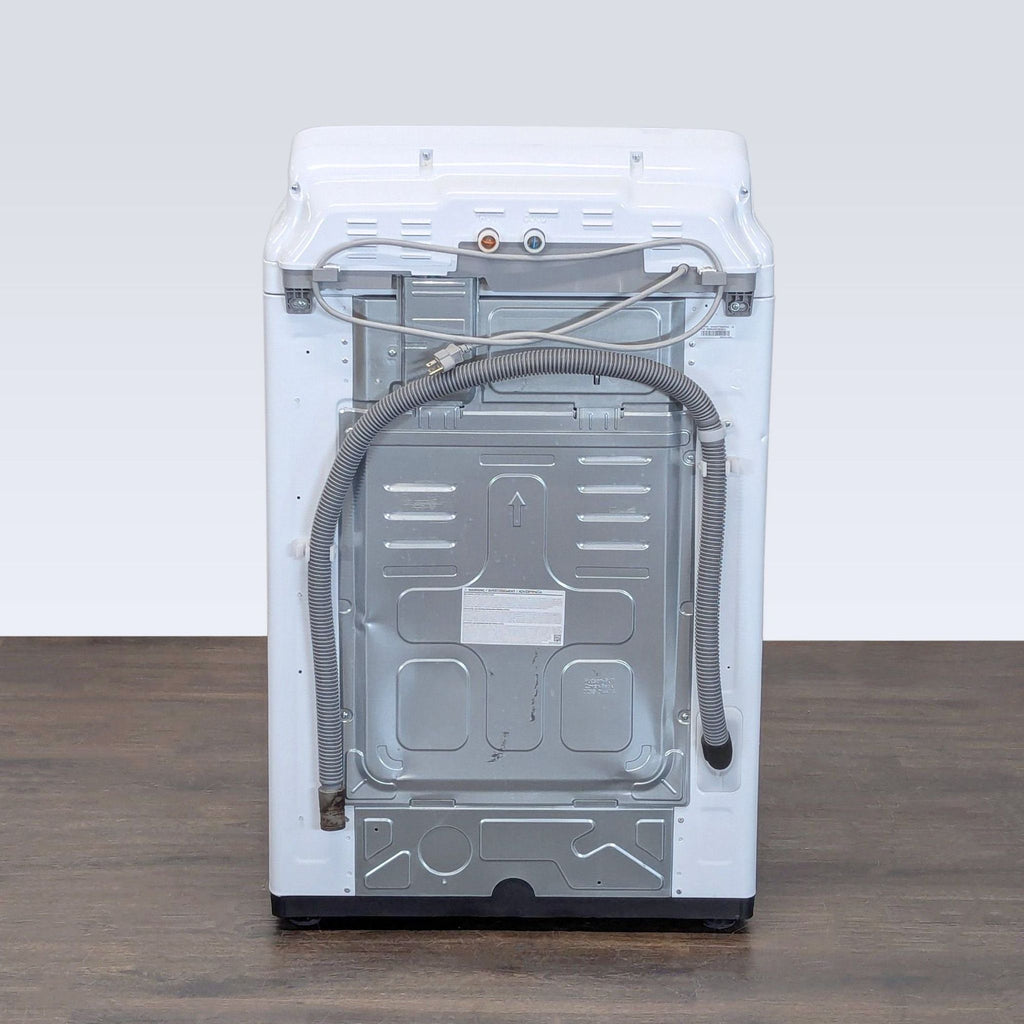 Samsung top load washing machine with a sleek, compact design and easy-to-use interface for everyday washing.