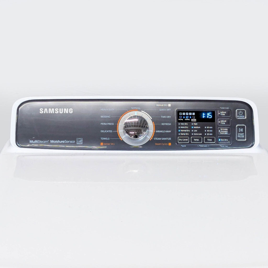 Samsung Electric Dryer with Glass Door - White