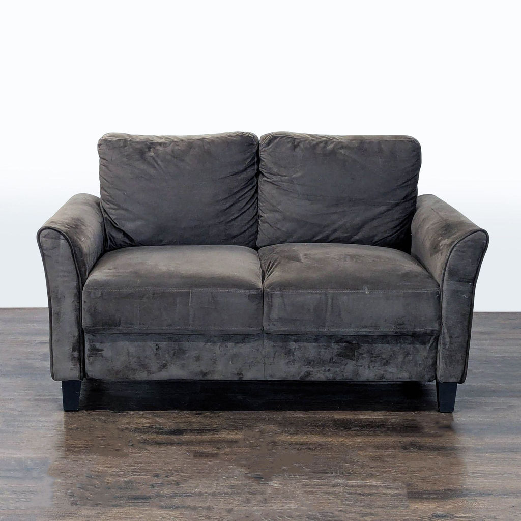 Cozy Lifestyle Solutions loveseat with cushioned seats, compact for small living spaces.