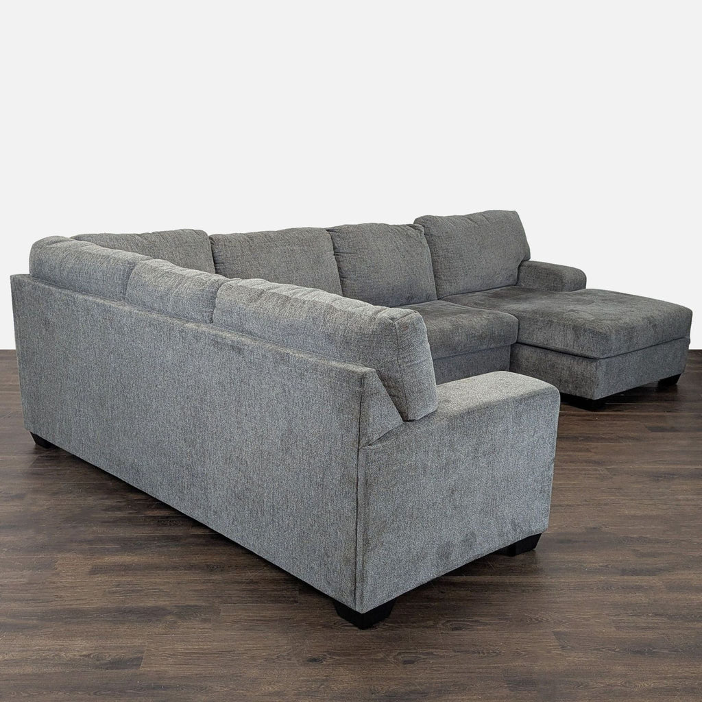Ashley Furniture Newellen Gray Sectional Sofa with Chaise
